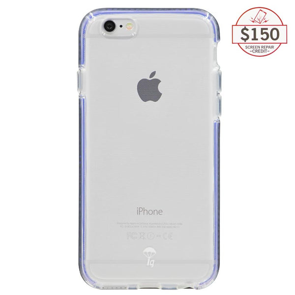 Ultra-thin protective case + Insured Gadgets up to $150.00 protection for iPhone 6 & iPhone 6S - Blue