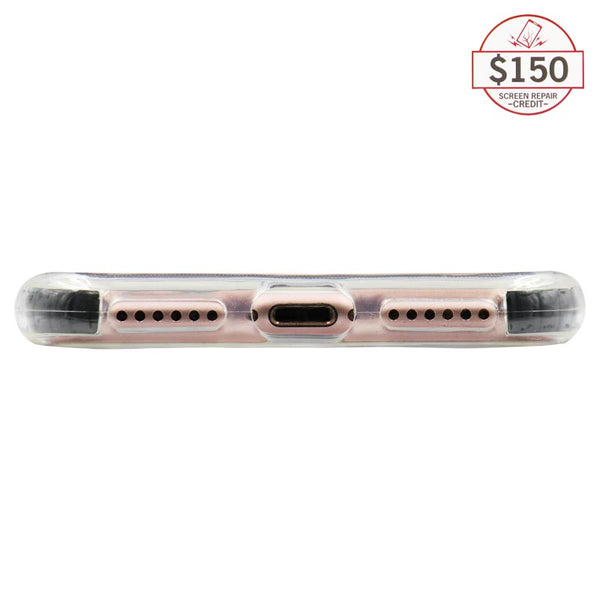 Ultra-thin protective case + Insured Gadgets up to $150.00 protection for iPhone 7 & iPhone 8 - Black