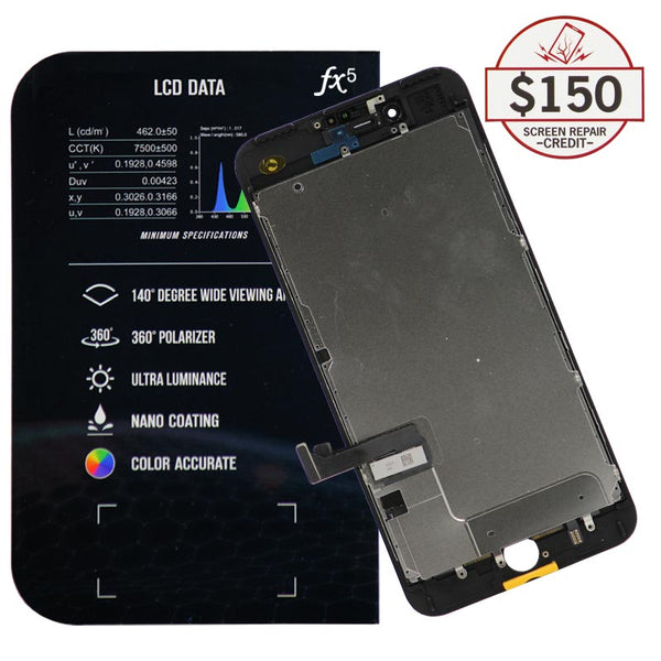 LCD for iPhone 7+ with up to $150 Protection (Black)