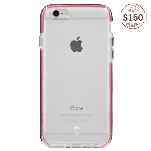 Ultra-thin protective case + Insured Gadgets up to $150.00 protection for iPhone 6 & iPhone 6S - Red