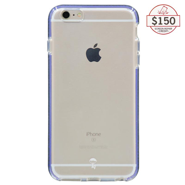 Ultra-thin protective case + Insured Gadgets up to $150.00 protection for iPhone 6 Plus & iPhone 6S Plus - Blue