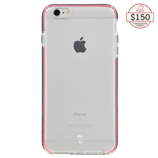 Ultra-thin protective case + Insured Gadgets up to $150.00 protection for iPhone 6 Plus & iPhone 6S Plus - Red