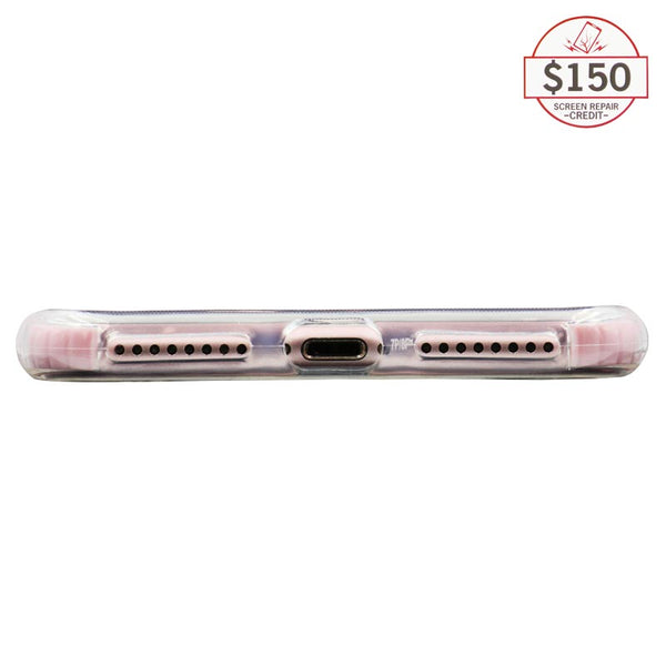 Ultra-thin protective case + Insured Gadgets up to $150.00 protection for iPhone 7 Plus & iPhone 8 Plus - Pink