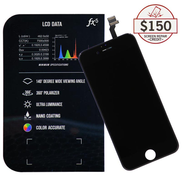 LCD for iPhone 6 with up to $150 Protection (Black)