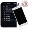 LCD for iPhone 6+ with up to $150 Protection (White)