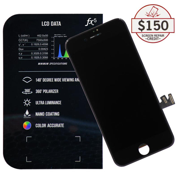 LCD for iPhone 8 with up to $150 Protection (Black)